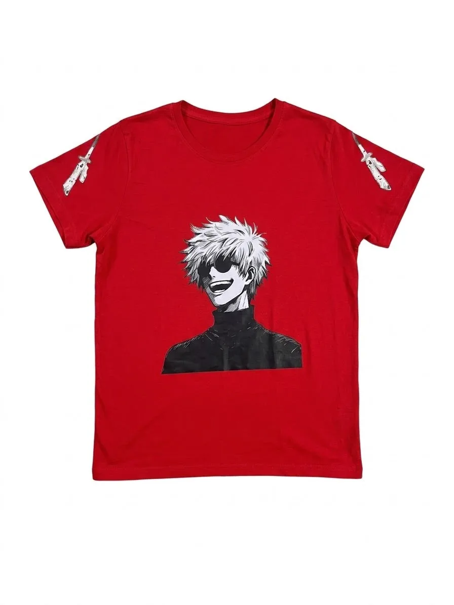 Alpha Gojo Honoured One Tee — Red