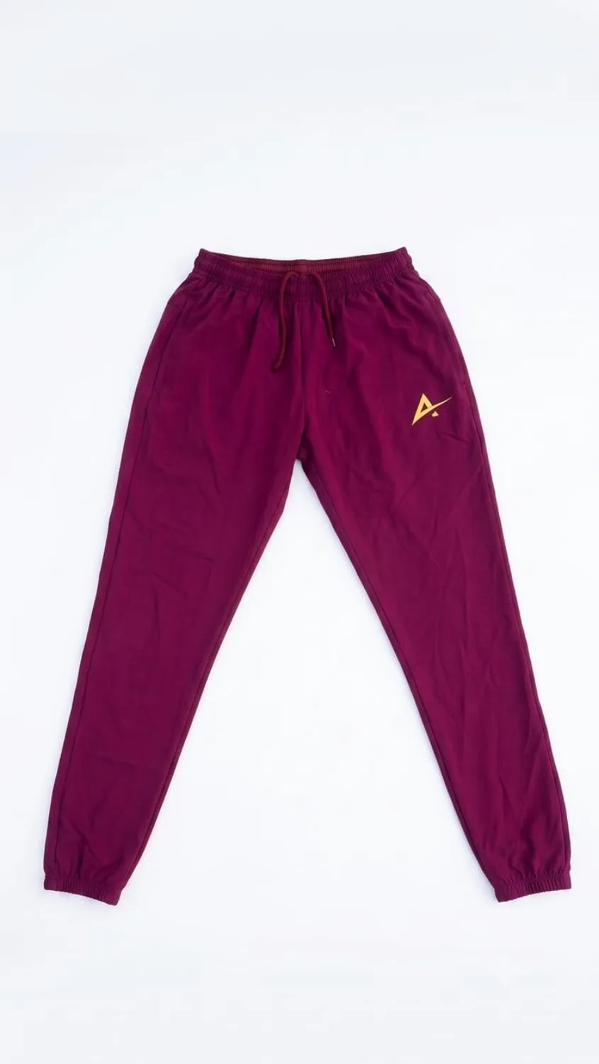 Alpha Pace Joggers — Maroon / Burgundy