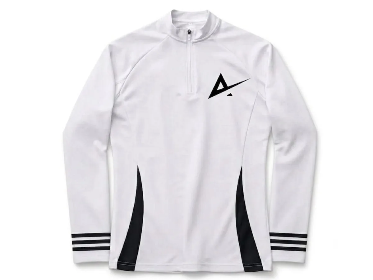 Alpha Precision Pullover — White / Black