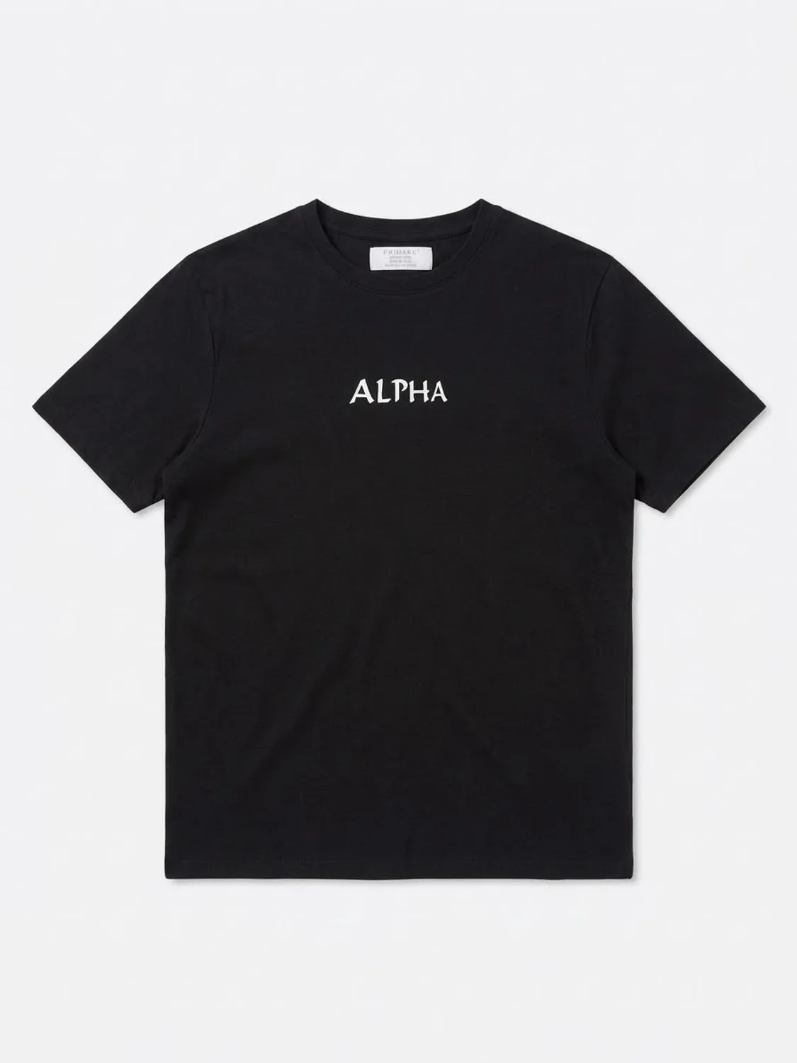 Alpha Premium Tee — Black