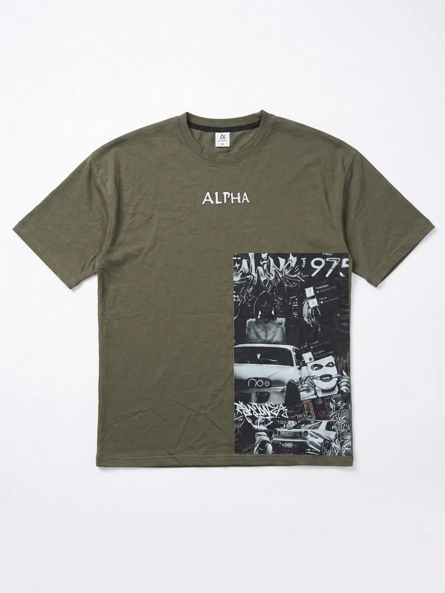Alpha Urban Velocity Tee — Olive Green